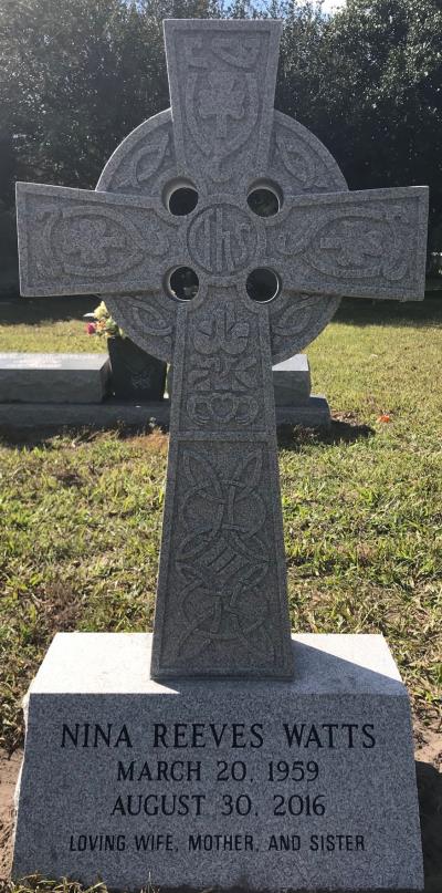 granite celtic cross headstone